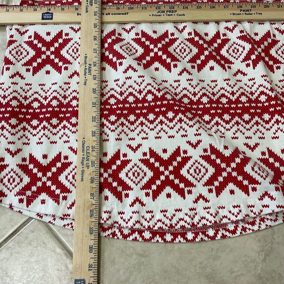 Spirit Jersey women size L Let it snow Red Snow Flakes Fair Isle cozy USA - Picture 9 of 12
